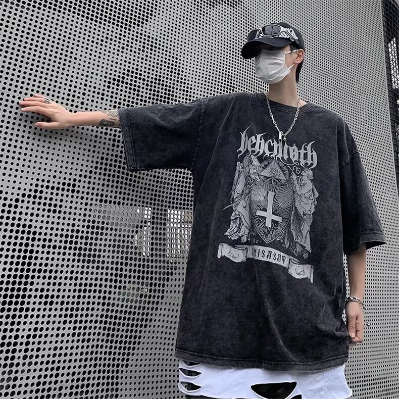 2023春夏季新款男休闲圆领短袖T恤T3170P33图片