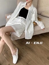 【AI·ENJI】艾恩纪夏季新品气质简约料套装，女装职业装，AI·ENJI 艾恩纪