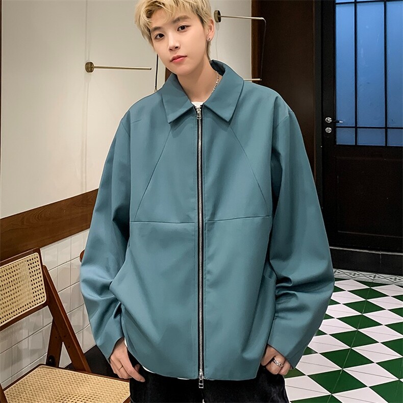 外套男高级感体制内穿搭行政夹克秋冬新款黑色棒球服W6021-P52,男装夹克,星座412-2
