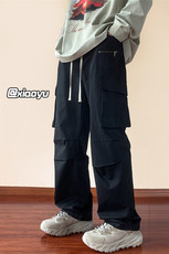 XZ616秋季新款工装裤拉链口袋直筒休闲裤TY932P65控78，男装休闲裤，星座512A（原616）