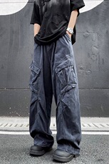 美式高街小众休闲裤男个性工装百搭K8036/P60，男装工装外套，电商D202-1