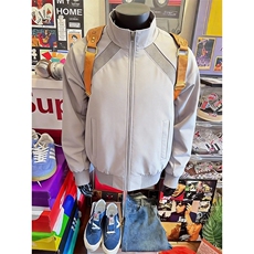 高品质春装新款老钱风美式高街解构立领棒球服飞行夹克潮休闲外套，男装夹克，电商A486