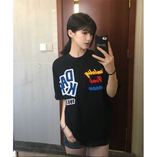 万针全刺绣工艺抖音得物高品质260克重磅纯棉双纱美式高街短袖T恤，男装T恤，电商A486