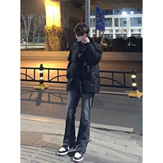 美式hiphop纯色修身直筒牛仔裤控价68，男装牛仔裤，星座310A-4