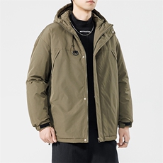 冬季新品保暖连帽棉衣休闲潮流青少年百搭棉服外套MY9083-P100，男装棉衣，电商A128