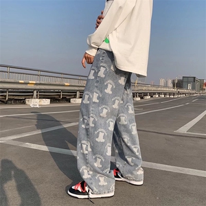 潮流春季牛仔裤男牛仔长裤G7807P40图片