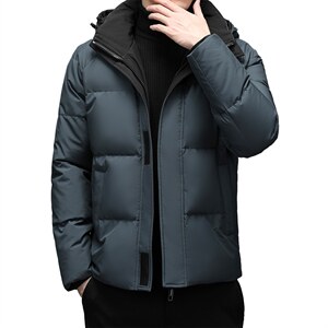 冬季新款脱卸帽羽绒服中青年男装加厚保暖纯色外套XXH9902-P270，男装羽绒服，电商B212（原钱塘6029）