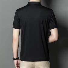 C1153钱塘2020-2夏季高端锦氨面料男士短袖商务休闲T恤P70，男装T恤，钱塘207-2