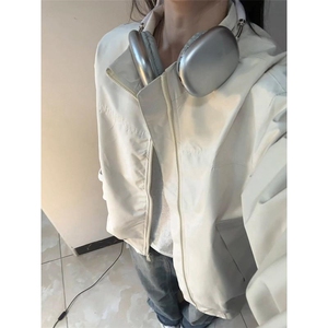 26春装新款美拉德立领飞行夹克boxy廓形休闲百搭外套上衣 JK6500图片