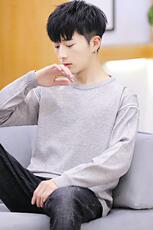 家乐5804毛衣男潮流线衣秋季男装韩版宽松衣服套头纯色针织衫，男装针织衫/毛衣，电商D310（原电商305）
