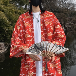 24夏季 大码新中式防晒服薄外套男女开衫道袍披风汉服潮 F20/P40图片