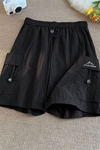 夏季男士新品港风宽松短裤冰丝大码五分裤青少年休闲裤DK1105-P32图片