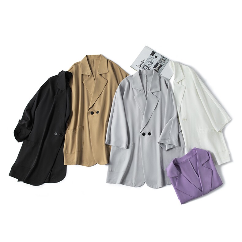 价格55控价89夏新薄款西服宽松大码冰丝防嗮服JK202-P55,男装西服套装,电商A128