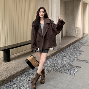 新款。麂皮绒外套B276-2536-P155-K238图片