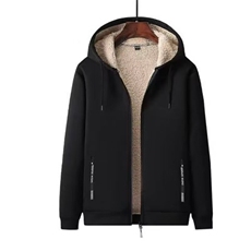 冬季加绒加厚羊羔绒外套休闲运动套装男士潮流衣服裤子大码男套装，男装休闲套装，星座1210-1