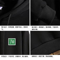 WY2058-P40纯连帽卫衣男大码运动帽衫宽松薄外套砖墙挂拍，男装卫衣，电商A040A