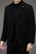 DJ818钱塘2020-3冬季厚款商务休闲简约中年男士毛呢西服P345，男装西服，钱塘207-3