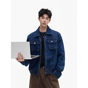 【现货】XZ1218 WT4905 特价P70 美式复古贴布刺绣牛仔夹克外套图片