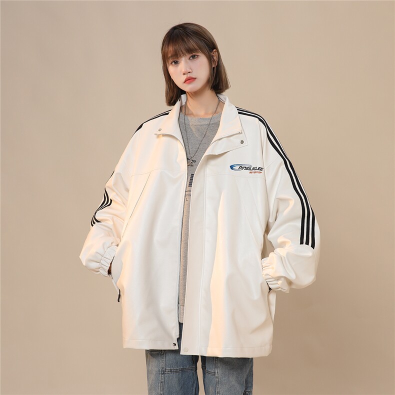 2025秋冬新款袖子条纹设计中性夹克外套JK549/P108控148-涤纶,男装夹克,电商A148-1