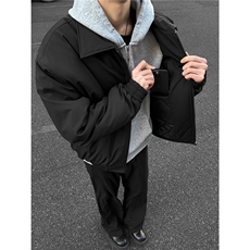 大货冬季飞行服夹克棉服加厚外套男装宽松翻领棉衣S374特批75，男装夹克，电商A233-1