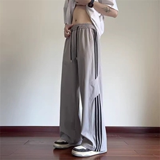 抖音品质夏季薄款冰丝休闲裤透气长裤K2527P25，男装休闲裤，星座1904A