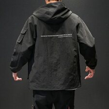2021春秋季马切达大码新日系纯色连帽外套工装大口袋夹克J959-P85，男装夹克，电商A001
