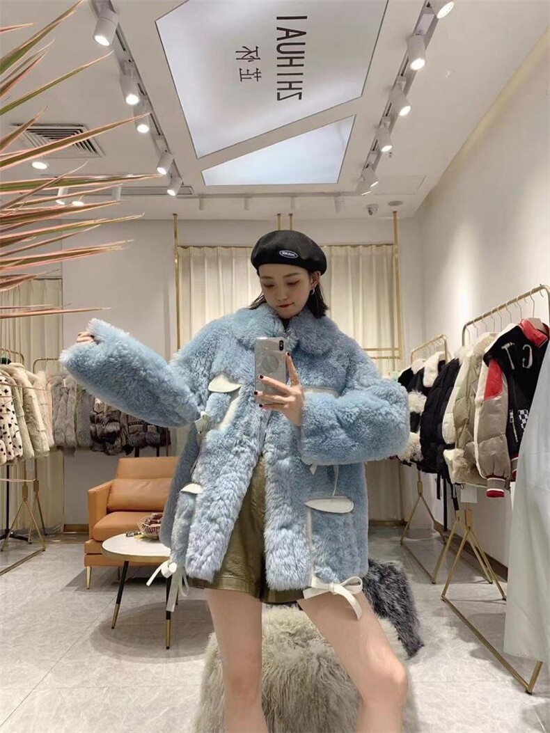 冬装新品皮草皮毛一体大量现货，女装皮草，秋水伊人