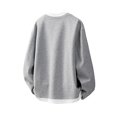 立体假两件华棉大码M-5XL卫衣男:50%棉50%涤纶WY77961特P48控78，男装卫衣，星座226-1
