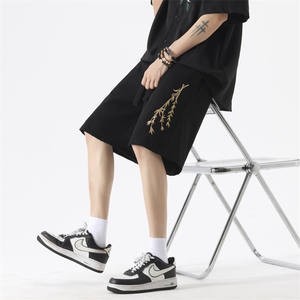 量大优 供视频 冰丝风刺绣短裤 DK18 m-5XL 特P25图片