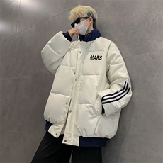 ！2025冬季新款男士撞色棉服加厚保暖情侣棉衣MY209特P80，男装棉衣，电商B220