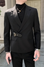 秋冬店主休闲夹克礼服西装单西男士修身休闲西服A236-XZ2308-150，男装夹克，电商A236