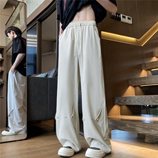 YK124P35控68品质保障！夏季冰丝垂坠感微喇纽扣西裤舒适裤子，男装西裤，电商A249