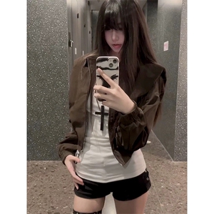 网图有货 春季新款韩系超火高级感显瘦初春夹克男女 A1348-P66图片