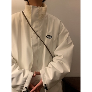 冬季皮棉衣男仿羊羔毛两面穿加厚棉袄潮流棉服男A266-WMY612-P100图片