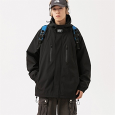 JK812-P65新款现货户外连帽夹克男冲锋衣外套，男装夹克，星座1204