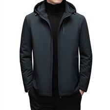 21冬季新款潮流休闲外套羽绒服中年男士短款羽绒SNNYR867055-P265图片