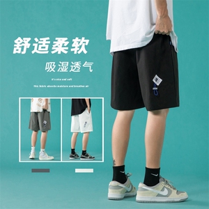 ！2023夏季潮流袖标男士短裤百搭五分裤四分裤中裤DK01P30图片
