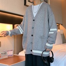 2024秋装新款针织开衫男外套休闲韩版潮流时尚A161-2-MY9013-P45，男装针织衫/毛衣，电商A161-2