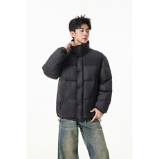 90%绒新标有报告立领撞色韩版宽松羽绒服外套Y988/P350现货，男装羽绒服，星座202