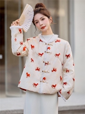 现货！2025年冬季保暖中式马上有钱款网红淑女韩式双面双穿羽绒服，女装羽绒服，众宇琦