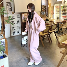 【现货】2025春季新款粉色休闲时尚卫衣套装2C037219P155K228，女装套装/套裙，2C037