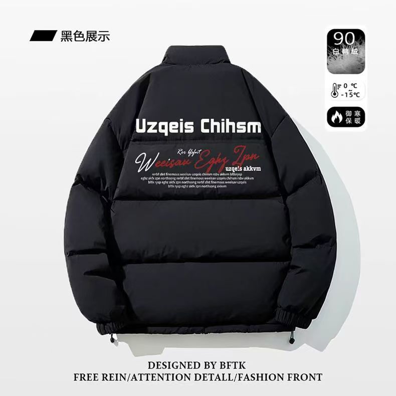 1506/Q8070/P62潮牌美式加厚高街棉服,男装棉衣,星座1506