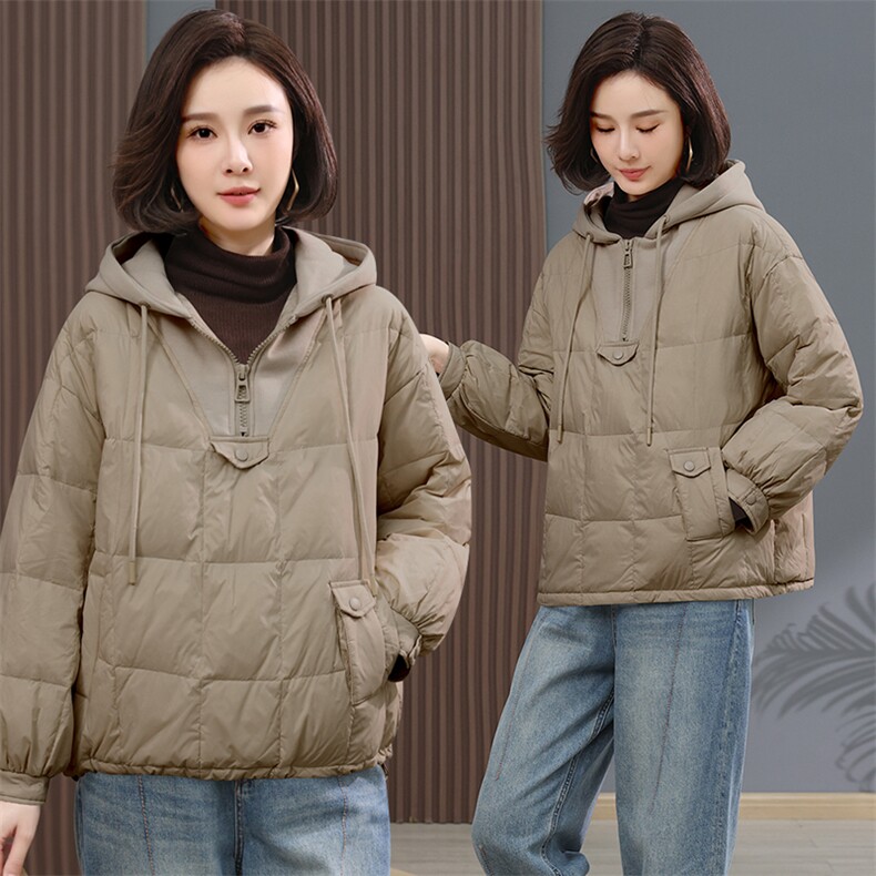 2022冬装新款韩版可爱甜美套头羽绒服百搭图片