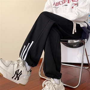 美式vibe高街hiphop松紧抽绳运动卫裤货号K2331P45图片