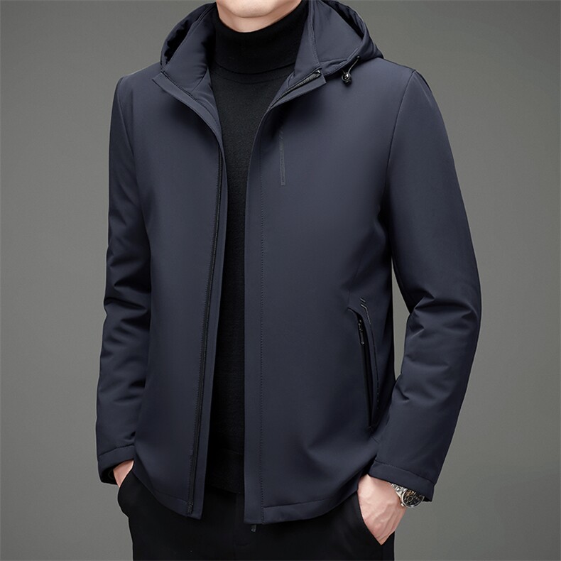 2023冬装新款中老年羽绒服男长款休闲白鸭绒外套MNSAY7055-P270,男装羽绒服,电商B212（原钱塘6029）