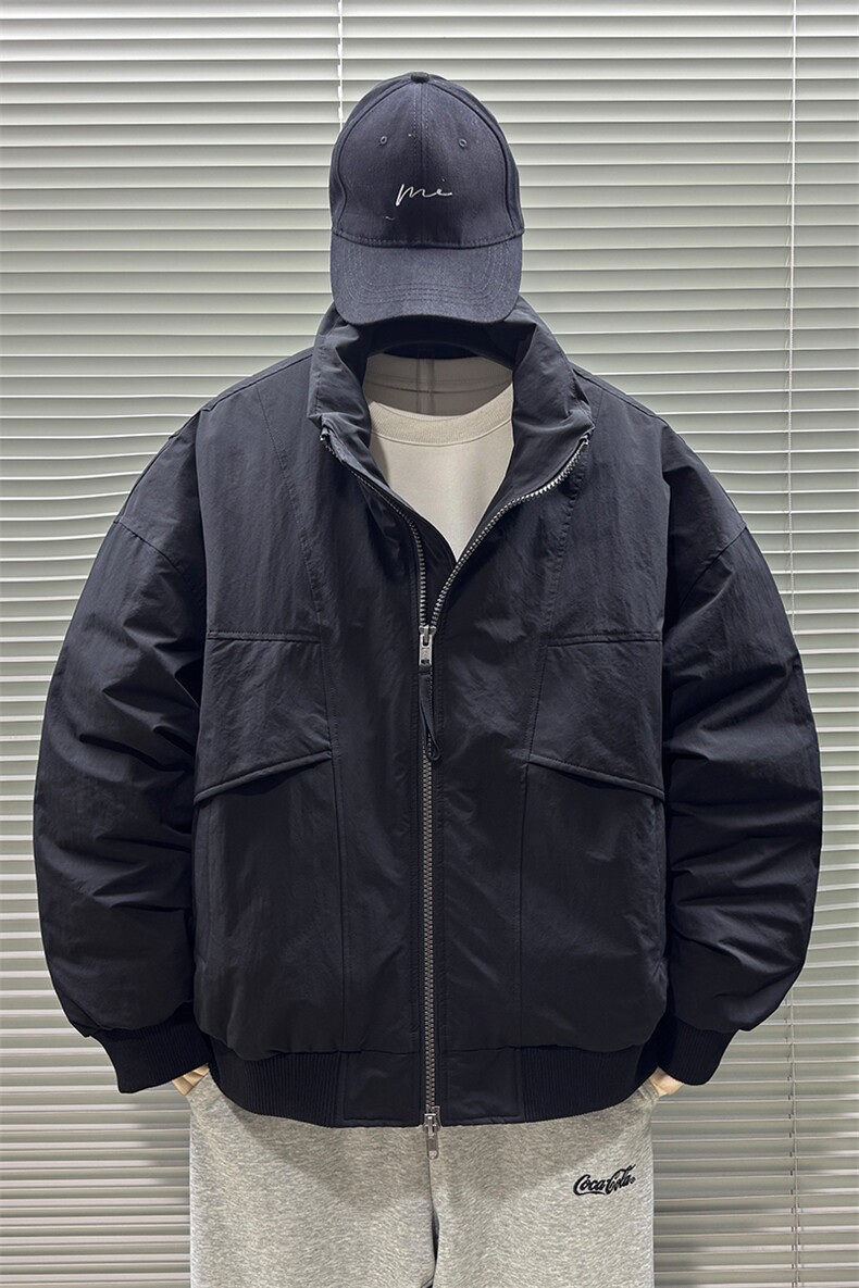 主推2025新标90白鸭绒冬季男立领高品质羽绒服保暖外套304-P240,男装羽绒服,钱塘708(原3018)