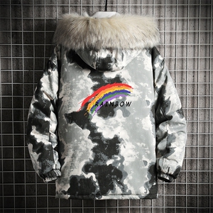 MC49064-P135 日系潮衣男大码派克服男工装服外套袄 网格图片