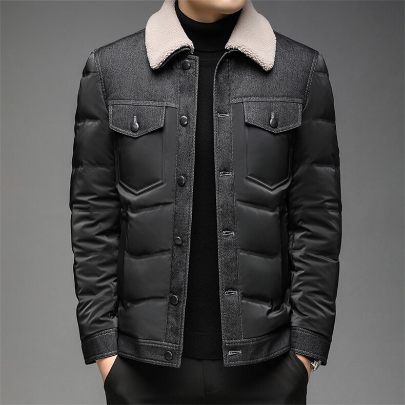 AC9913钱塘2020-3冬季羽绒服白鸭绒防寒保暖外套男加厚P240图片