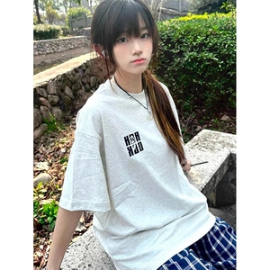 万针全刺绣工艺抖音得物高品质260克重磅纯棉双纱美式高街短袖T恤图片