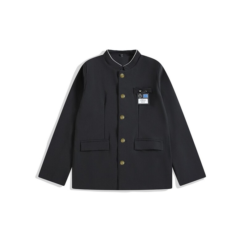 有货。潮牌痞帅设计感学院风西装外套男女W6957-P50，男装西服套装，星座412-3